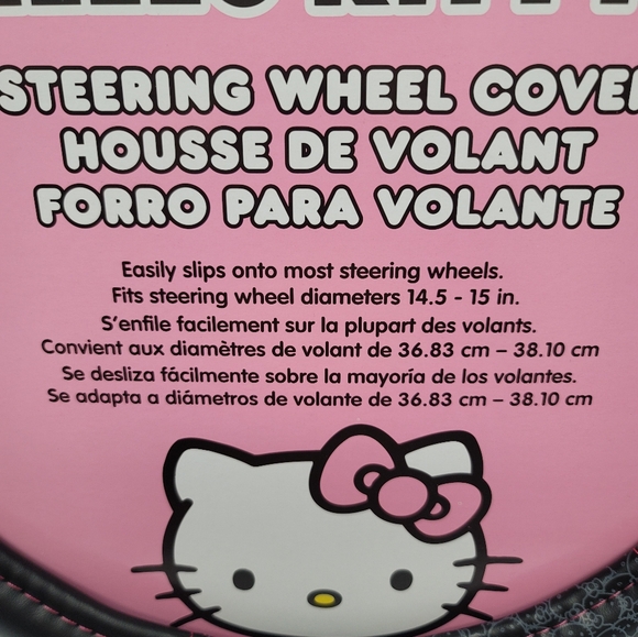 Hello Kitty Collage Speed Grip Car Truck Suv Steering Wheel Cover Brand New - Picture 5 of 5